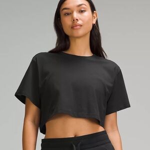 LULULEMON all yours crop t-shirt
